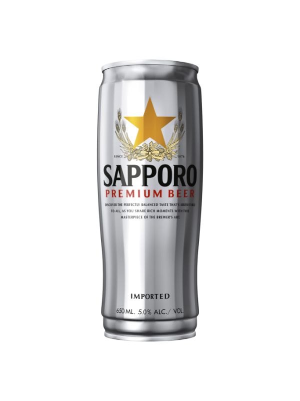Sapporo 650ml Cans