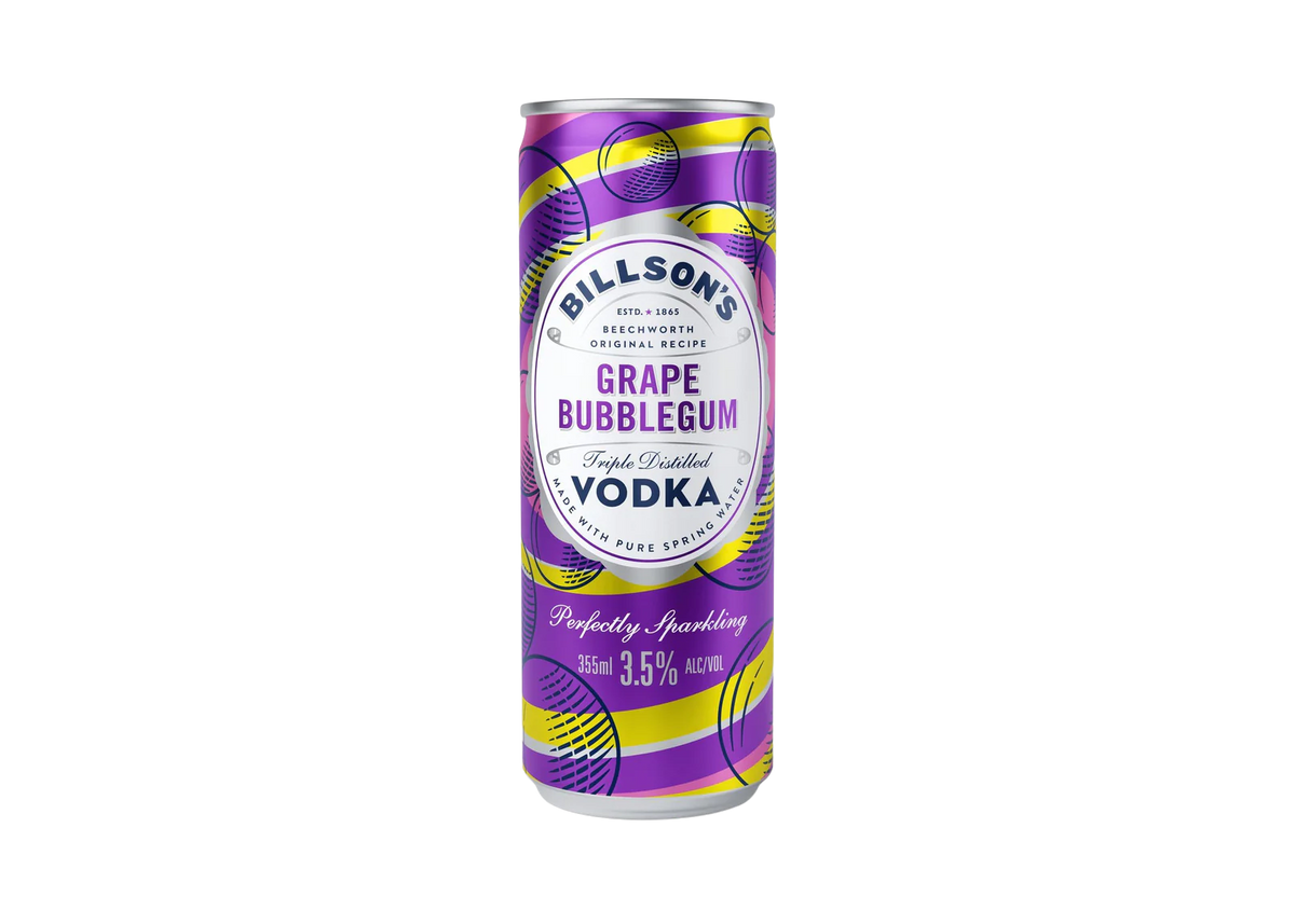 Billsons Vodka Grape Bubblegum