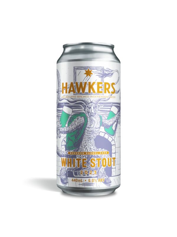 Hawkers Bourbon Barrel-Aged White Stout