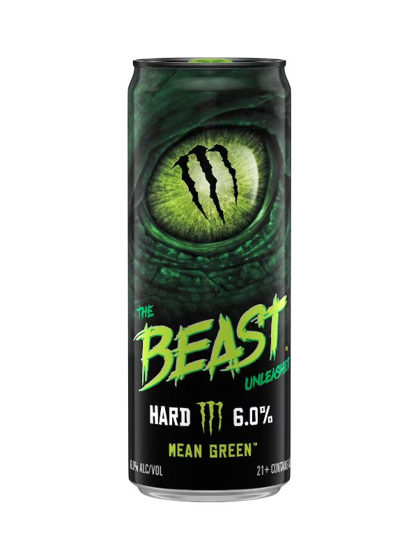 Monster Beast Unleashed Mean Green 473ml