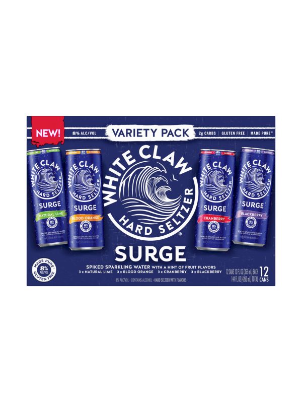 White Claw Surge Variety Pack 8%