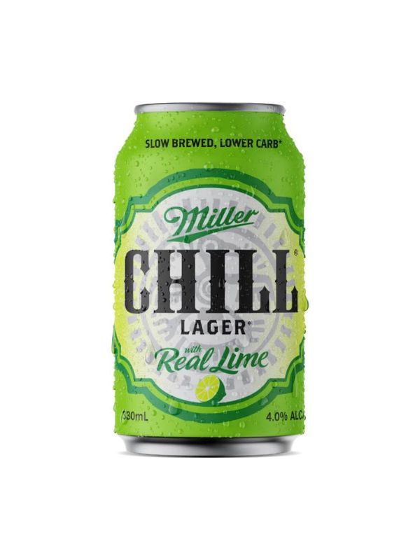 Miller Chill with Lime Cans