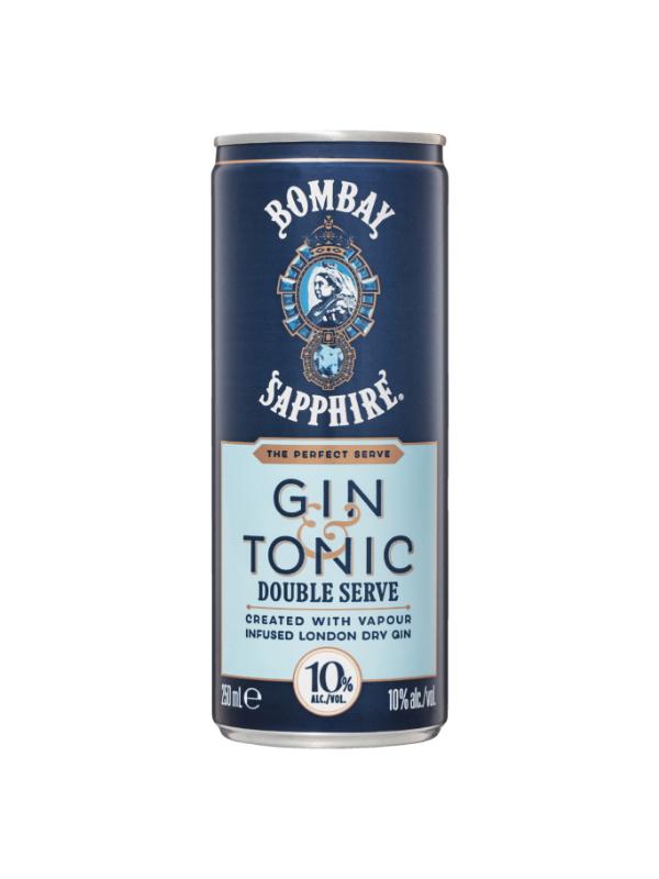 Bombay Gin & Tonic Double Serve Cans