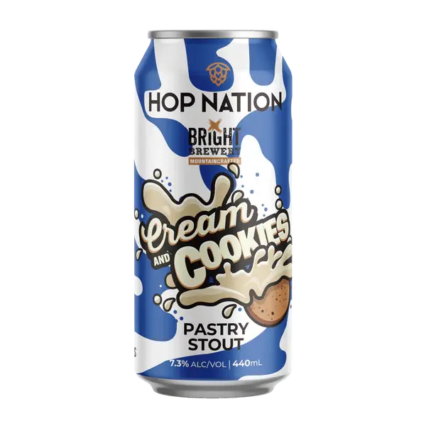 Hop Nation x Bright Brewery Cream and Cookies Pastry Stout