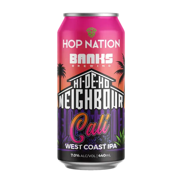 Hop Nation x Banks Brewing - Hi-Di-Ho Neighbour 'Cali' West Coast IPA
