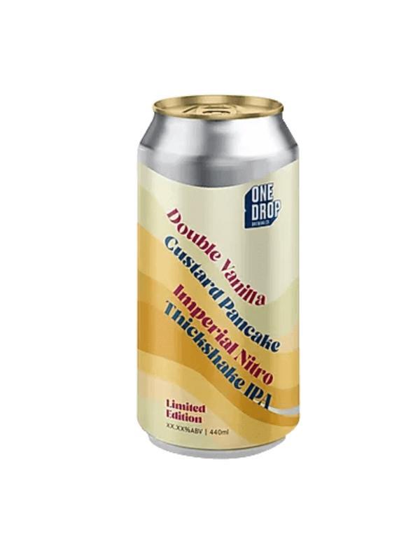 One Drop Double Vanilla Custard Pancake Imperial Nitro Thickshake IPA