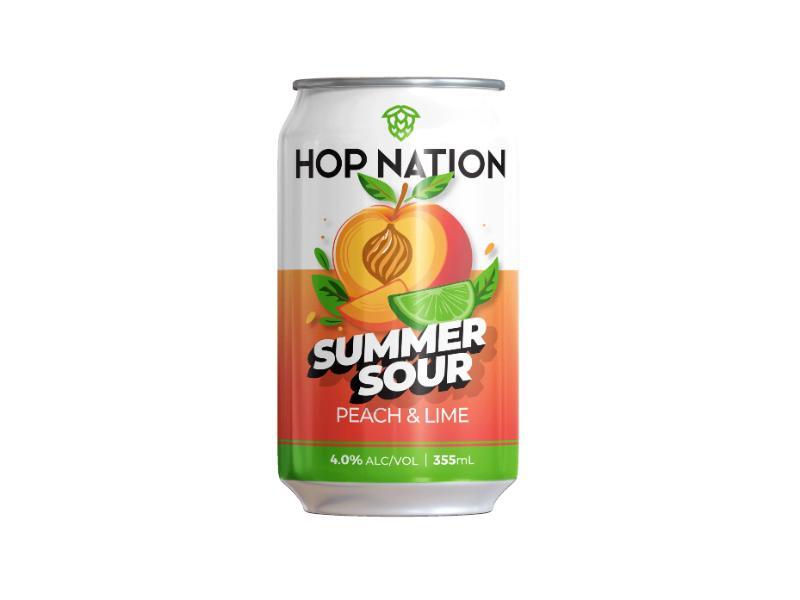 Hop Nation Summer Sour Peach & Lime
