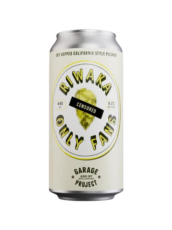 Garage Project Riwaka Only Fans Dry Hopped Pilsner