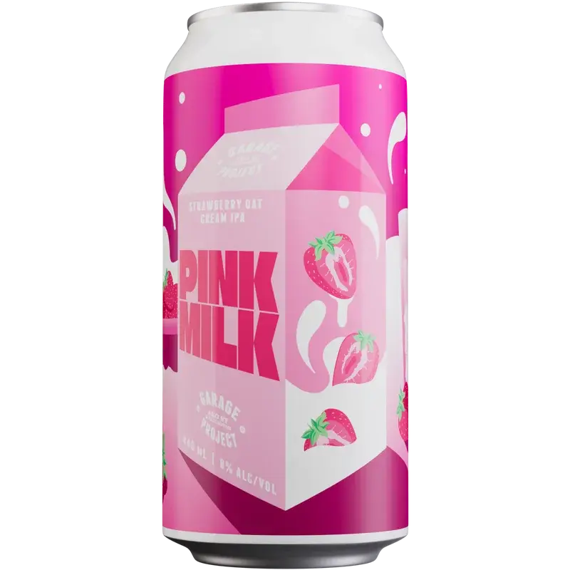 Garage Project Pink Milk Strawberry Oat Cream IPA