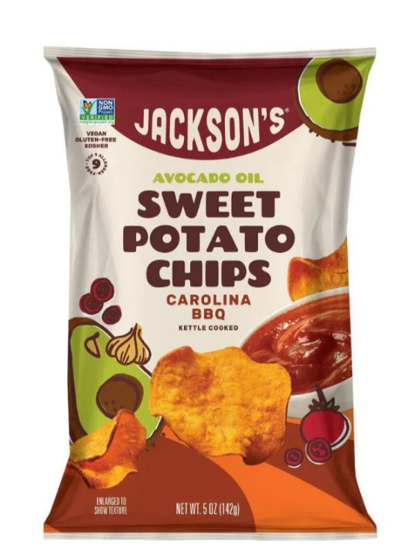 Jackson's Avocado Oil Sweet Potato Carolina BBQ Chips