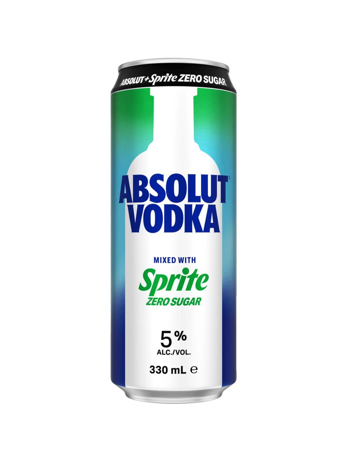 Absolut & Sprite Zero Sugar