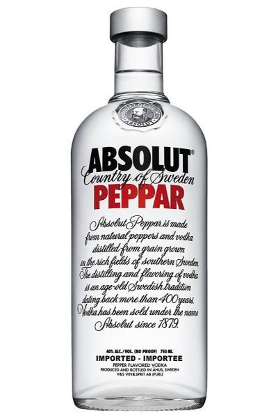 Absolut Peppar Vodka 750ml