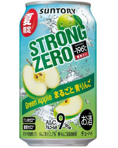 Suntory 196 Zero Green Apple 9%