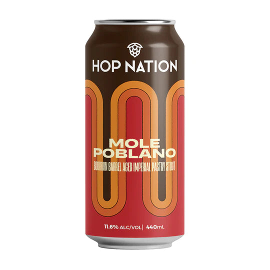 Hop Nation Mole Poblano Bourbon Barrel Aged Imperial Pastry Stout