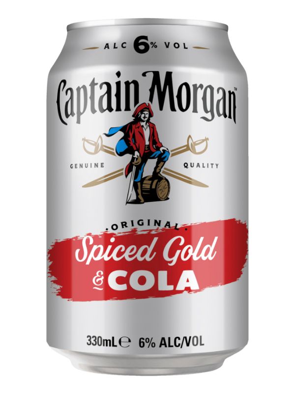 Captain Morgan & Cola 6%