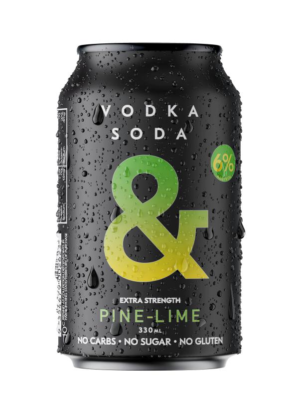 Ampersand Vodka Soda Pine Lime 6%