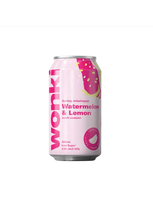 Wonki Watermelon & Lemon Seltzer