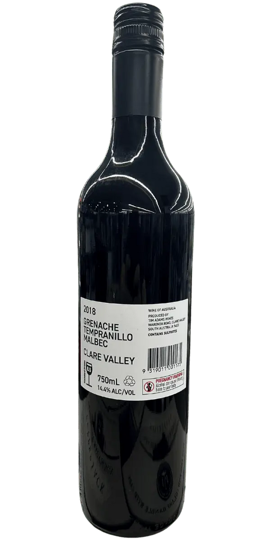 Tim Adams Grenache Tempranillo Malbec Cleanskin
