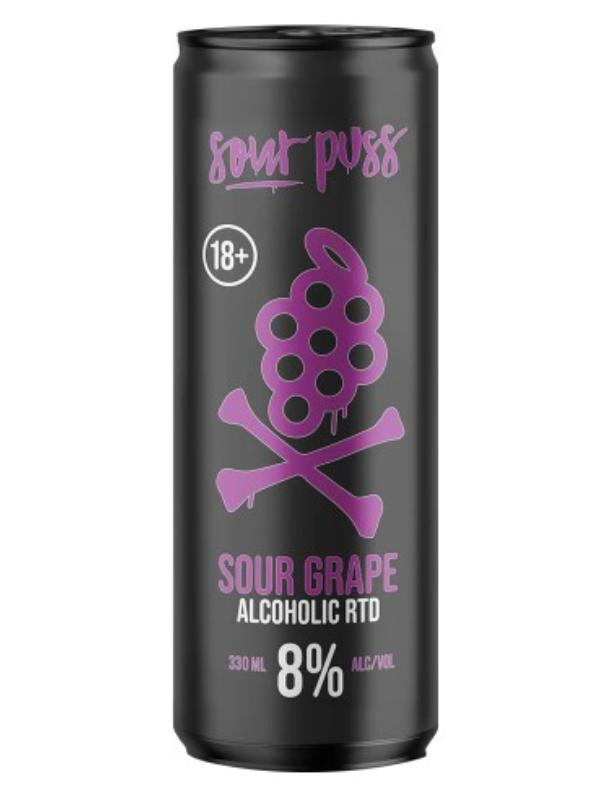 Sour Puss Sour Grape 8% RTD