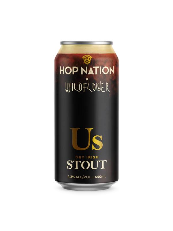Hop Nation x Wildflower US Dry Irish Stout