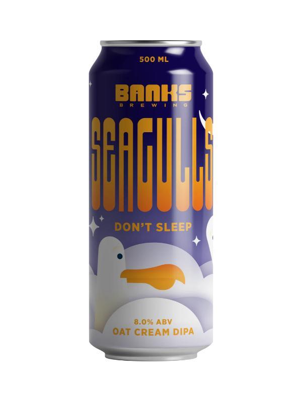 Banks Seagulls Don't Sleep Oat Cream Double IPA