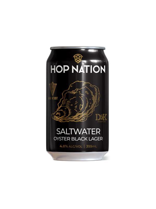 Hop Nation Saltwater Oyster Black Lager