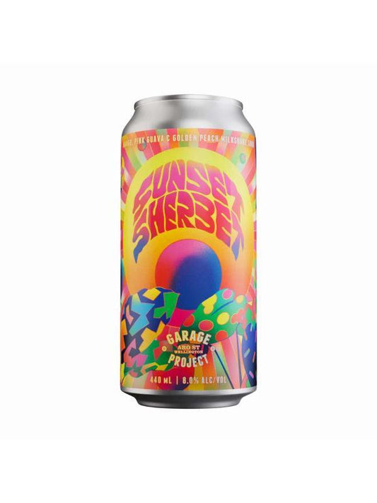 Garage Project Sunset Sherbet Mango Pink Guava & Golden Peach Milkshake Sour