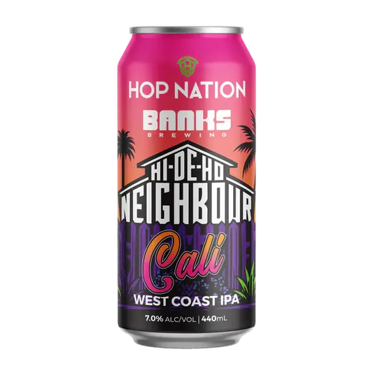 Hop Nation x Banks Brewing - Hi-Di-Ho Neighbour 'Cali' West Coast IPA