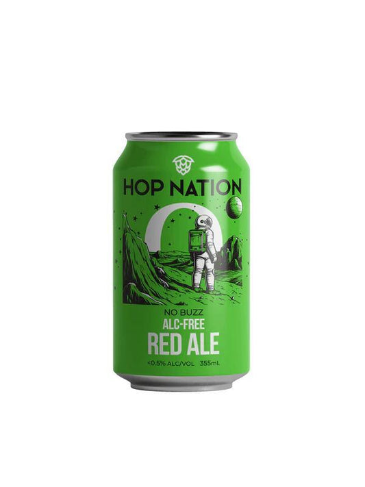 Hop Nation No Buzz American Red Alc-Free Red Ale