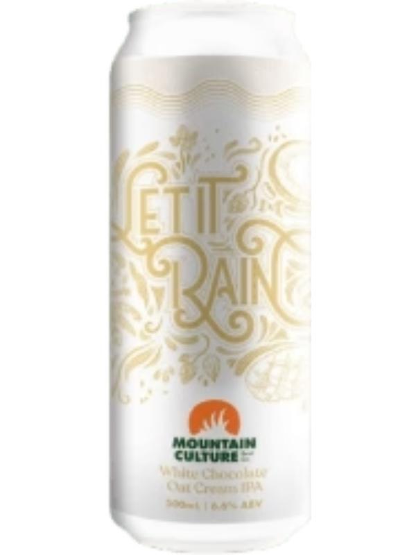 Mt Culture Let it Rain White Chocolate Oat Cream IPA