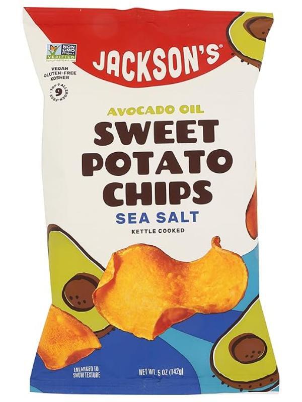 Jackson's Avocado Oil Sweet Potato Sea Salt Chips