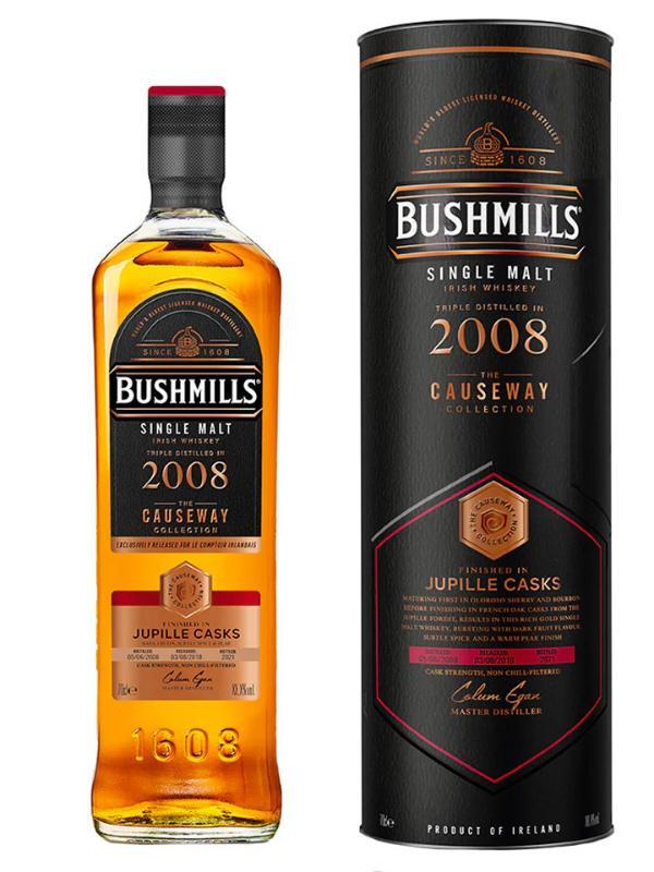 Bushmills 2008 Jupille Cask Causeway Collection Single Malt Irish Whiskey