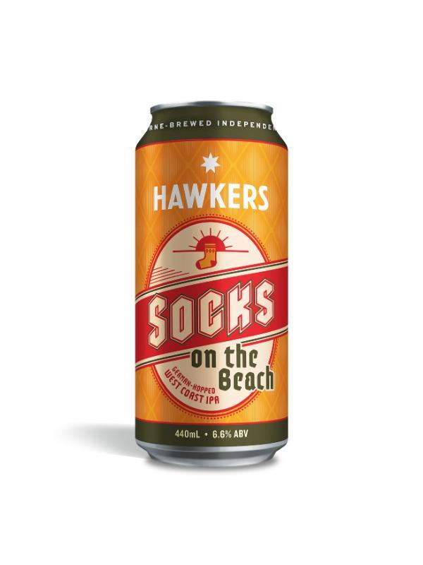 Hawkers Socks On The Beach German Hopped West Coast IPA