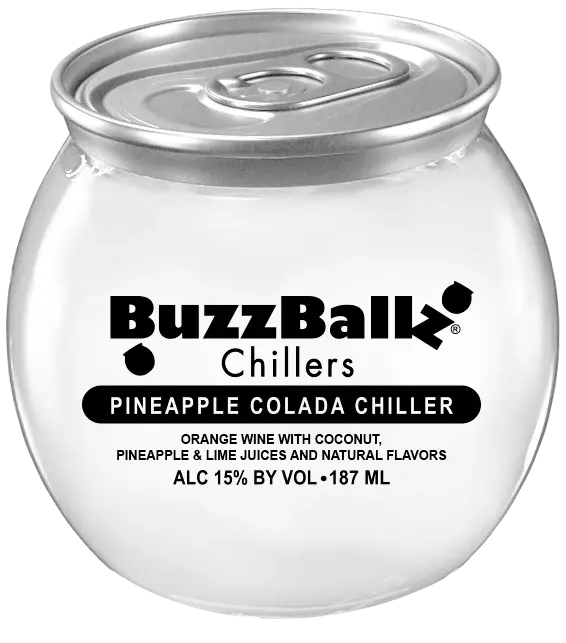 Buzzballz Chillers Pineapple Colada 187ml