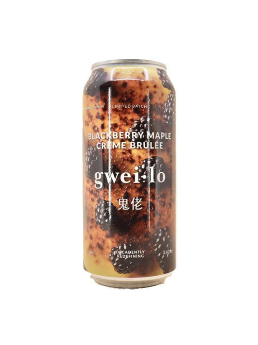 Gweilo Blackberry Maple Crème Brûlée Sour