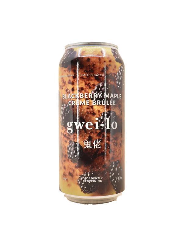 Gweilo Blackberry Maple Crème Brûlée Sour