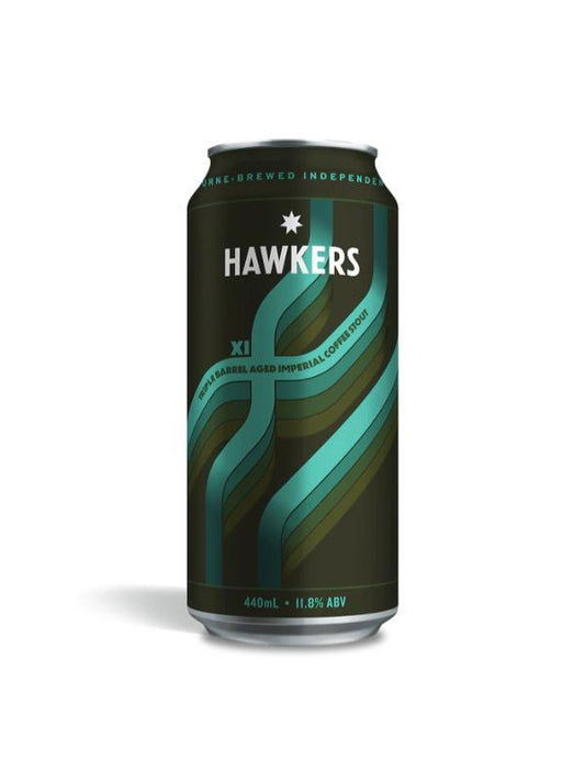 Hawkers XI Triple Barrel Aged Imperial Coffee Stout