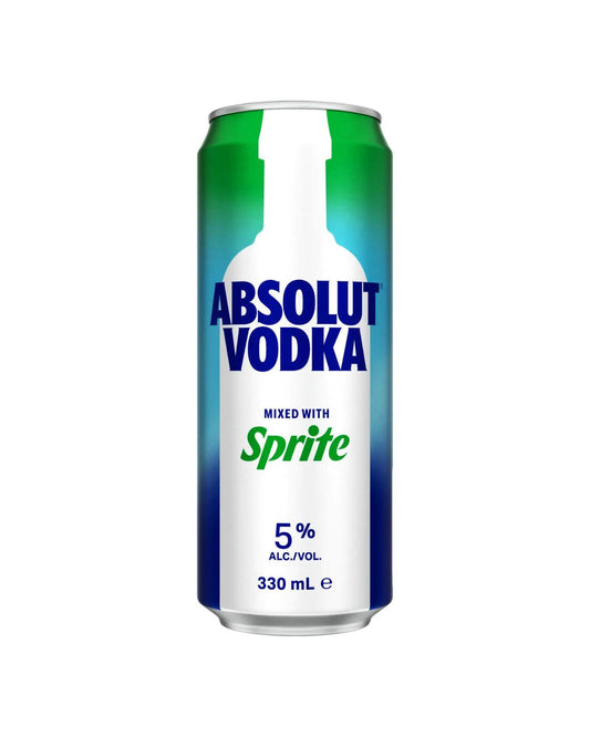 Absolut & Sprite 5% Cans