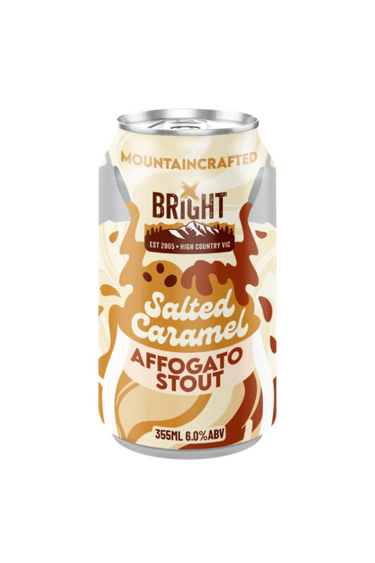 Bright Brewery Salted Caramel Affogato Stout 355ml Can