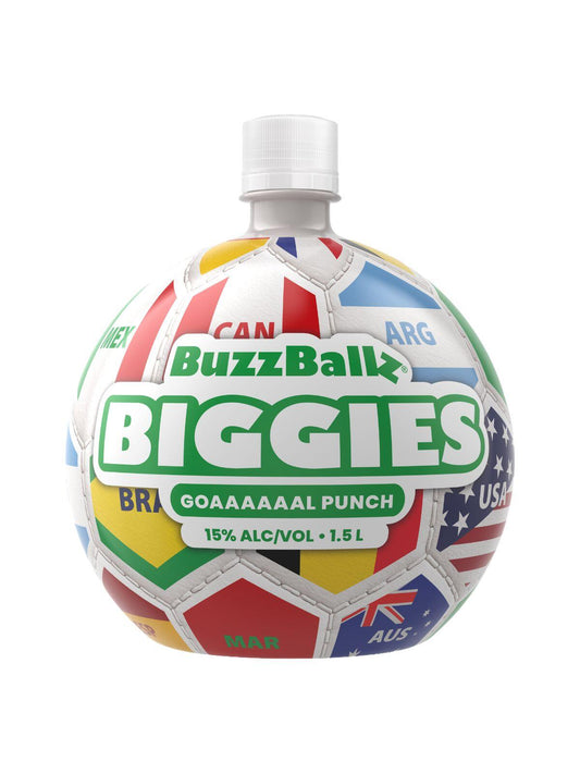 Buzzballz Biggies Goal Punch Melon Smash Cocktail 1.5L