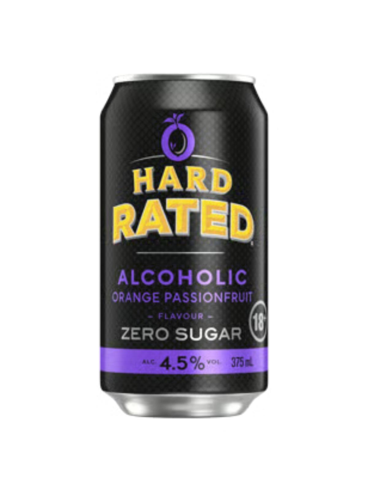 Hard Rated Orange Passionfruit Zero Sugar