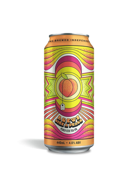 Hawkers x La Sirene Brews Like A Peach - Peach Iced Tea IPA